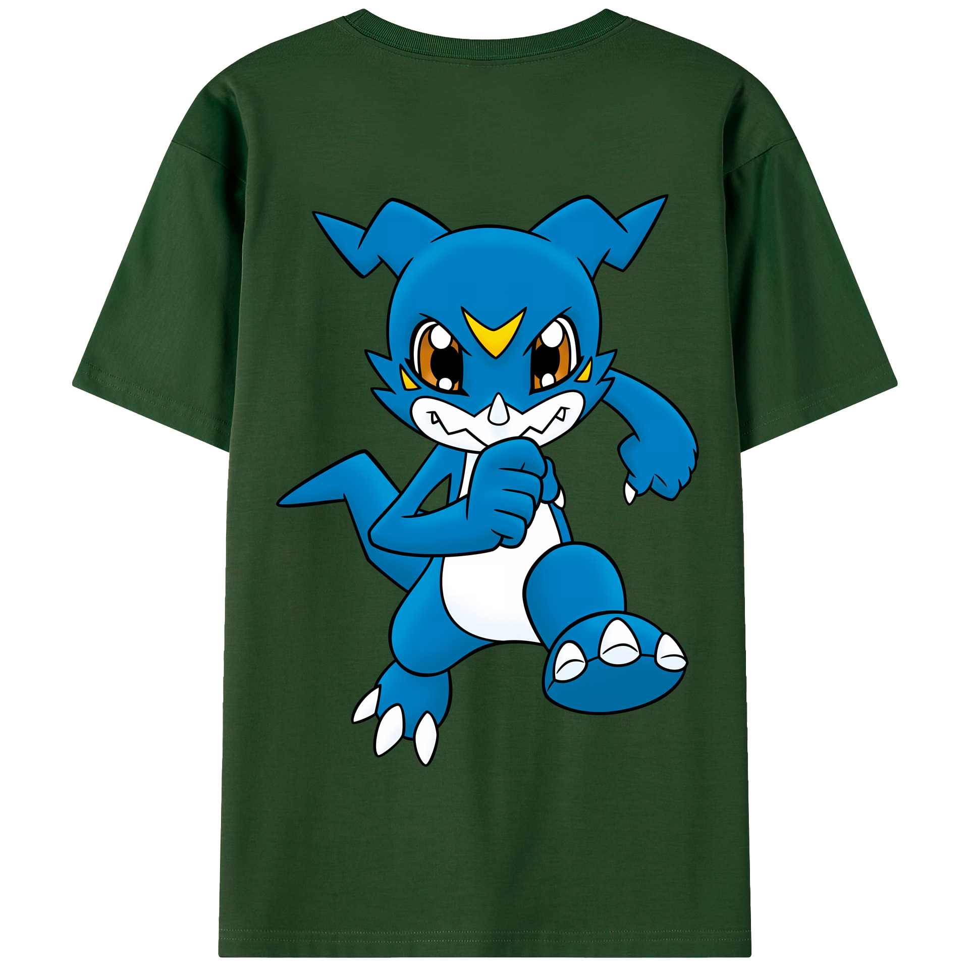 （画像用） Digimon デジタルモンスター/デジモン 綿100％半袖Tシャツ（背面プリント）